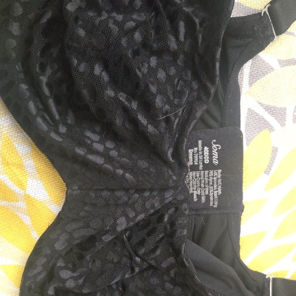 Soma Black Bra
